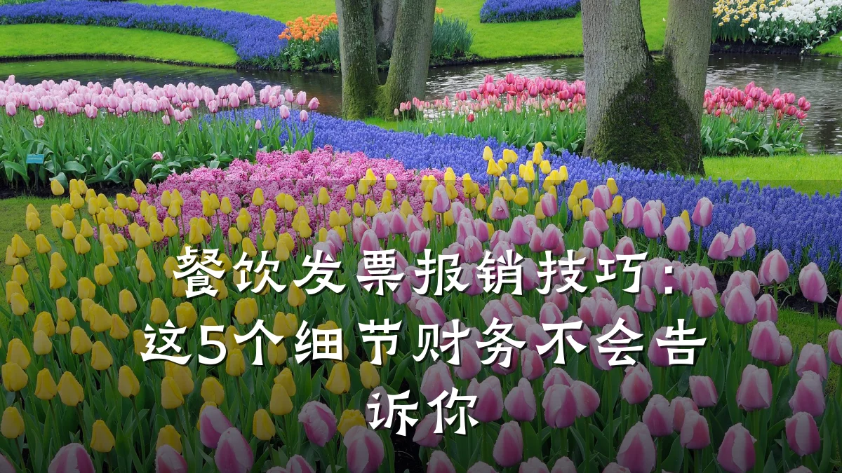 餐饮发票报销技巧：这5个细节财务不会告诉你