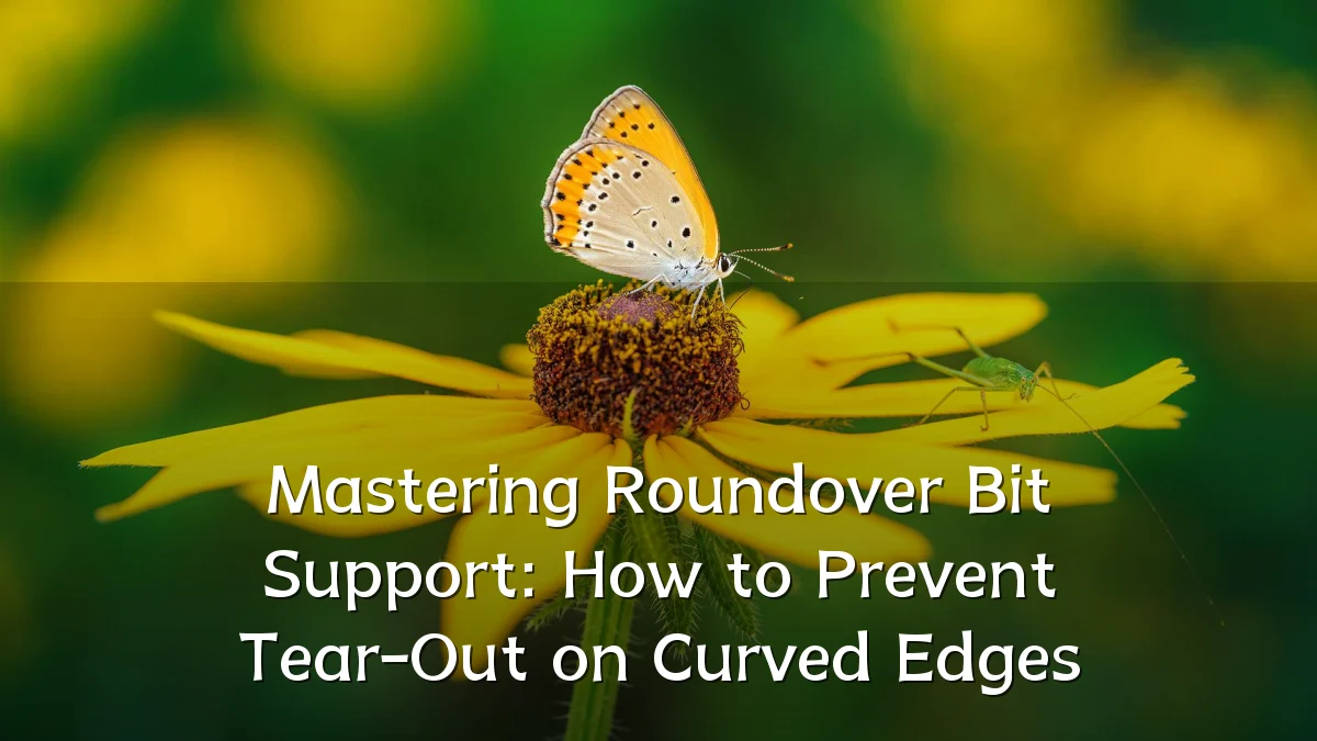 Mastering Roundover Bit Support: How to Prevent Tear-Out on Curved Edges