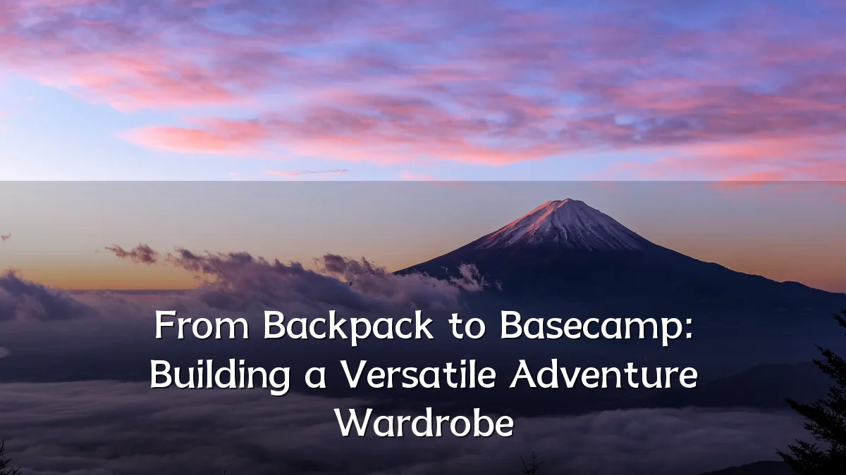 From Backpack to Basecamp: Building a Versatile Adventure Wardrobe