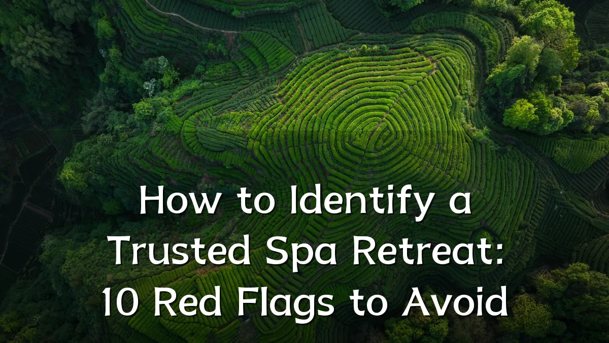 How to Identify a Trusted Spa Retreat: 10 Red Flags to Avoid