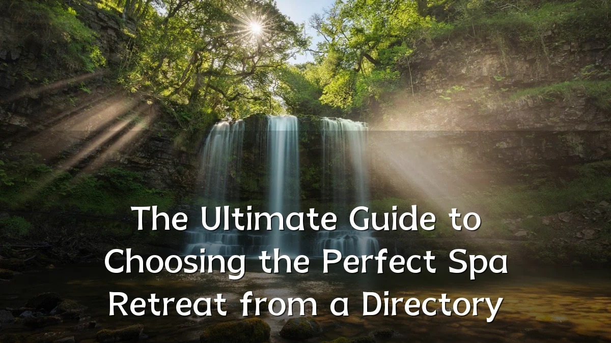 The Ultimate Guide to Choosing the Perfect Spa Retreat from a Directory