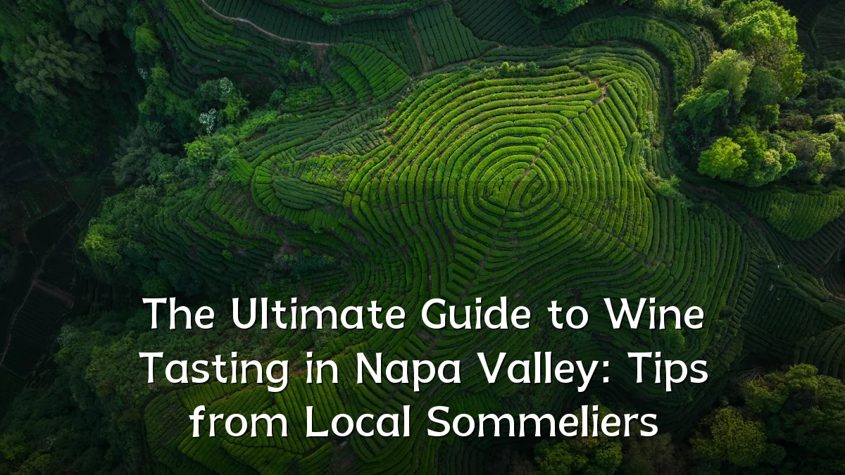 The Ultimate Guide to Wine Tasting in Napa Valley: Tips from Local Sommeliers