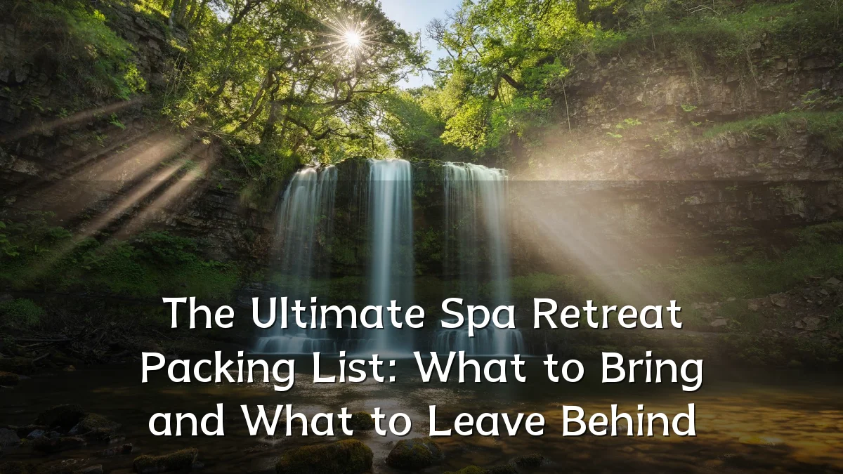 The Ultimate Spa Retreat Packing List: What to Bring and What to Leave Behind