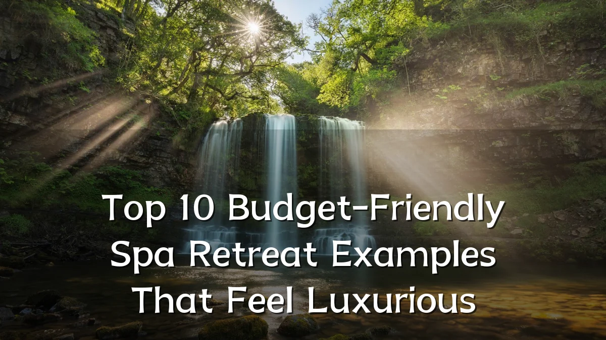 Top 10 Budget-Friendly Spa Retreat Examples That Feel Luxurious