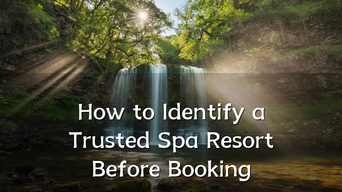How to Identify a Trusted Spa Resort Before Booking