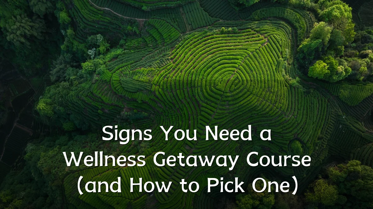 Signs You Need a Wellness Getaway Course (and How to Pick One)