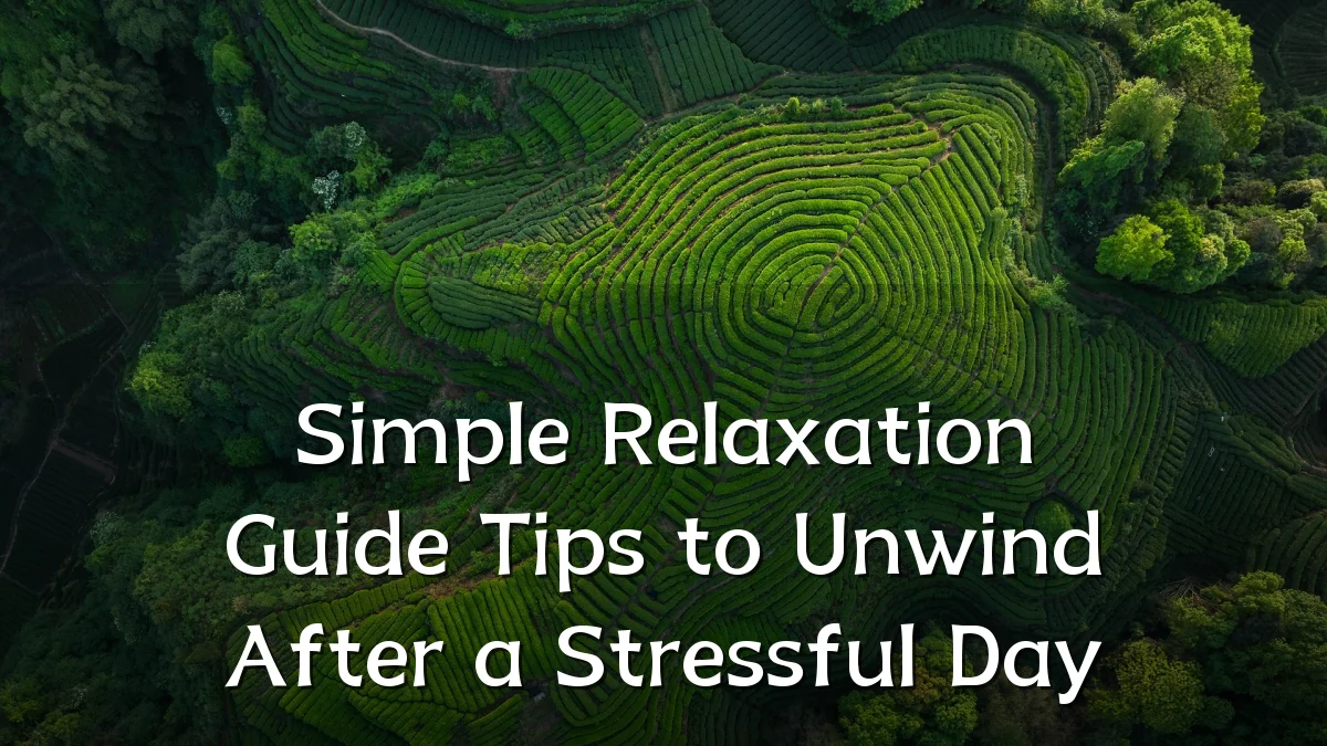 Simple Relaxation Guide Tips to Unwind After a Stressful Day