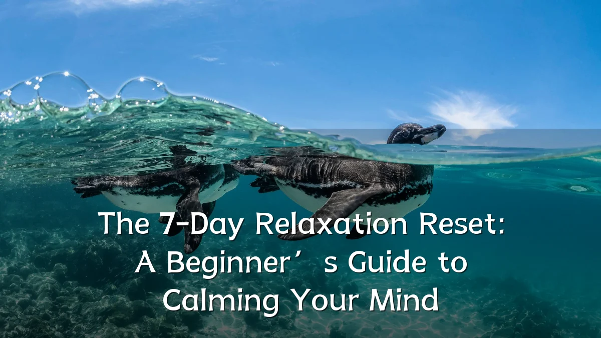 The 7-Day Relaxation Reset: A Beginner’s Guide to Calming Your Mind