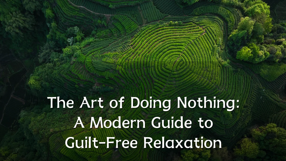 The Art of Doing Nothing: A Modern Guide to Guilt-Free Relaxation