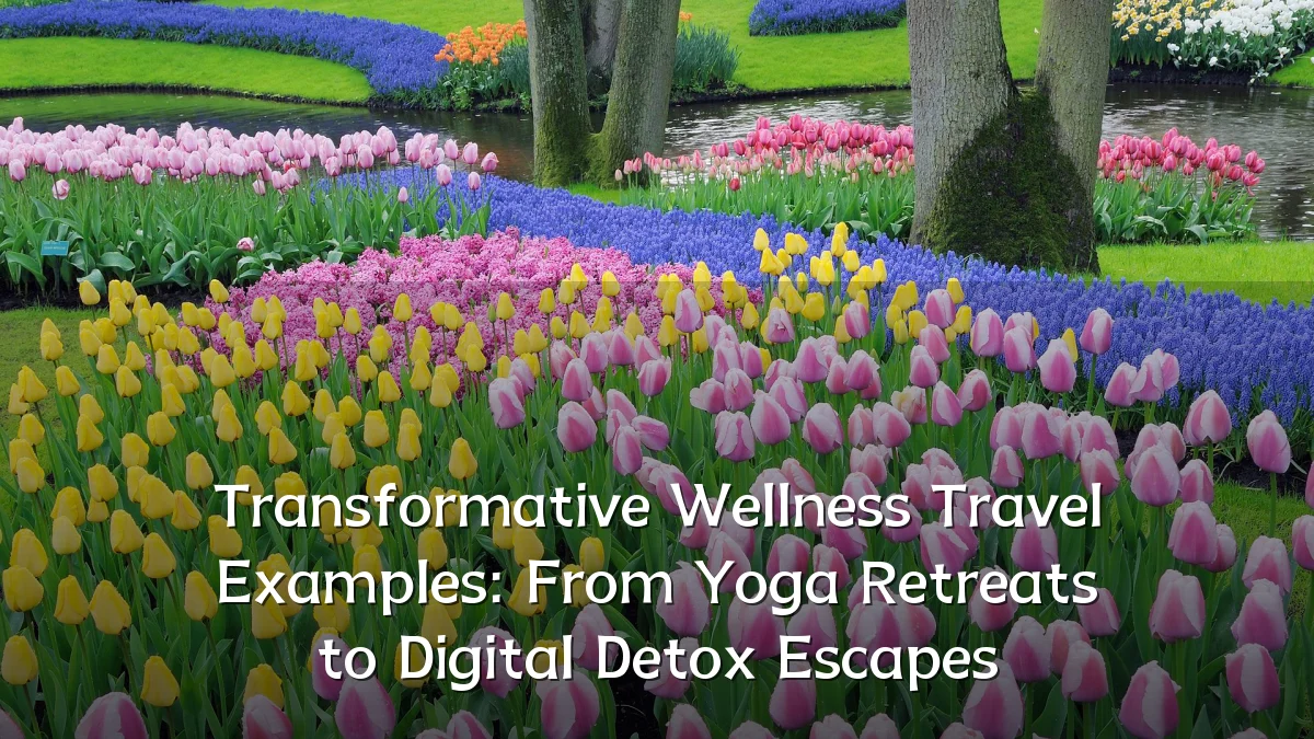 Transformative Wellness Travel Examples: From Yoga Retreats to Digital Detox Escapes