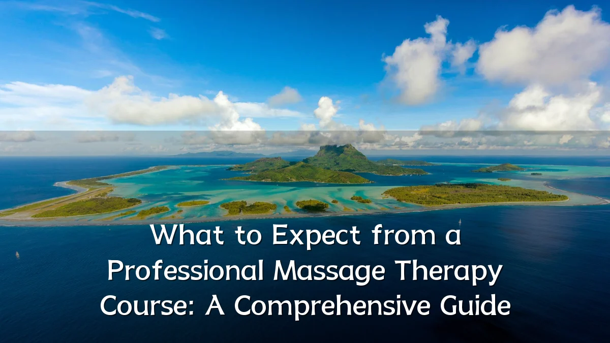 What to Expect from a Professional Massage Therapy Course: A Comprehensive Guide
