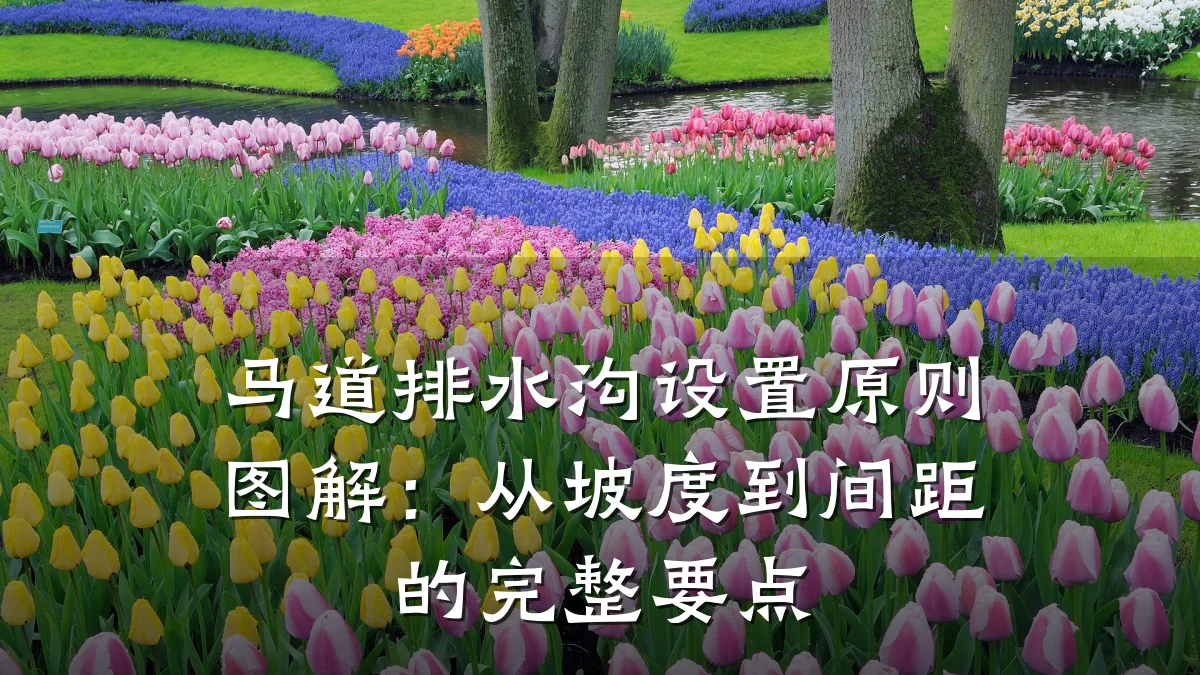 马道排水沟设置原则图解:从坡度到间距的完整要点